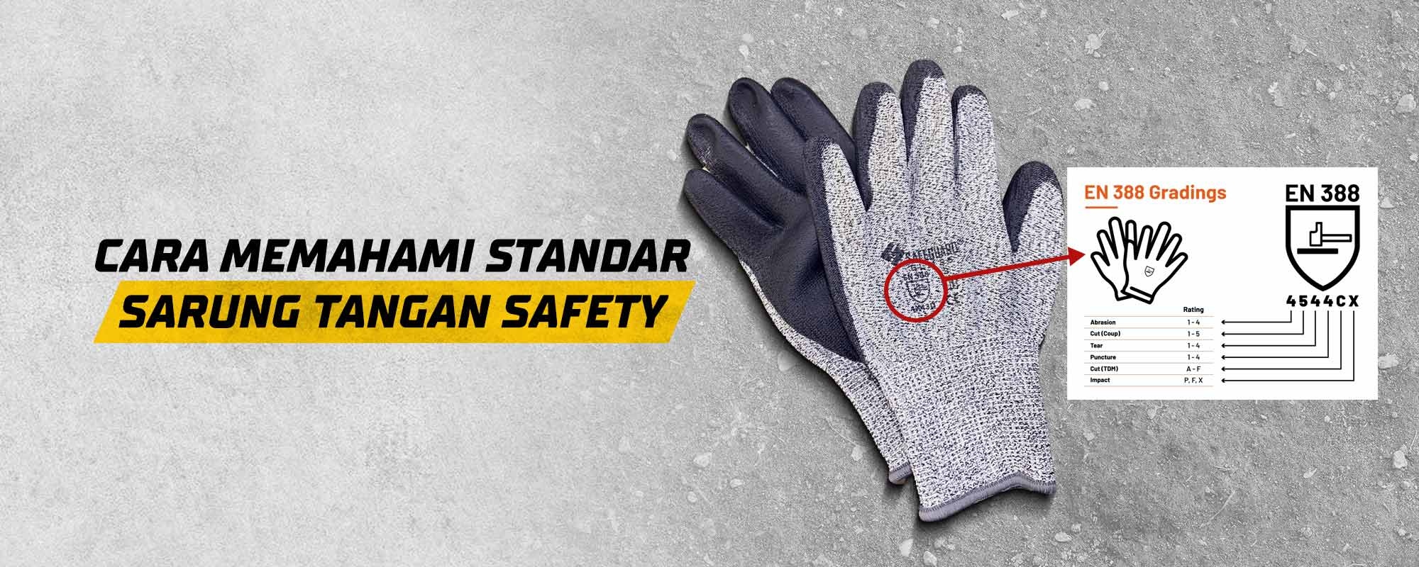 Cara Memahami Standar Sarung Tangan Safety  