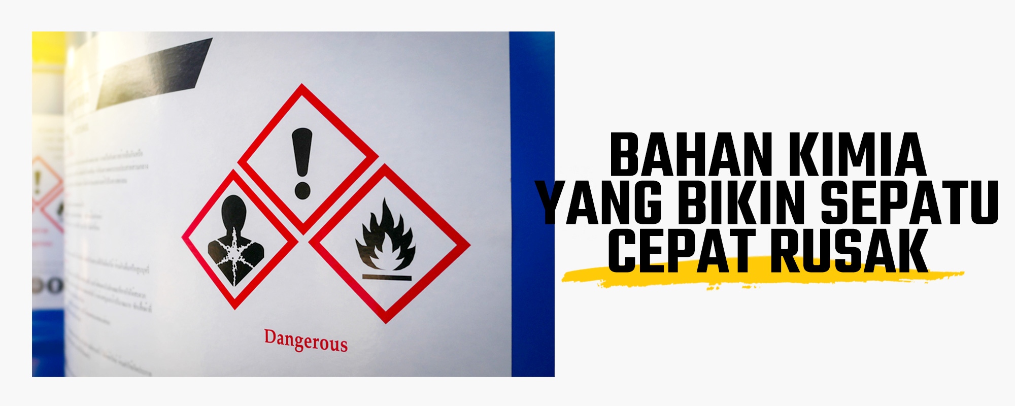 Bahan Kimia ini Bisa Bikin Sepatu Safety Cepat Rusak